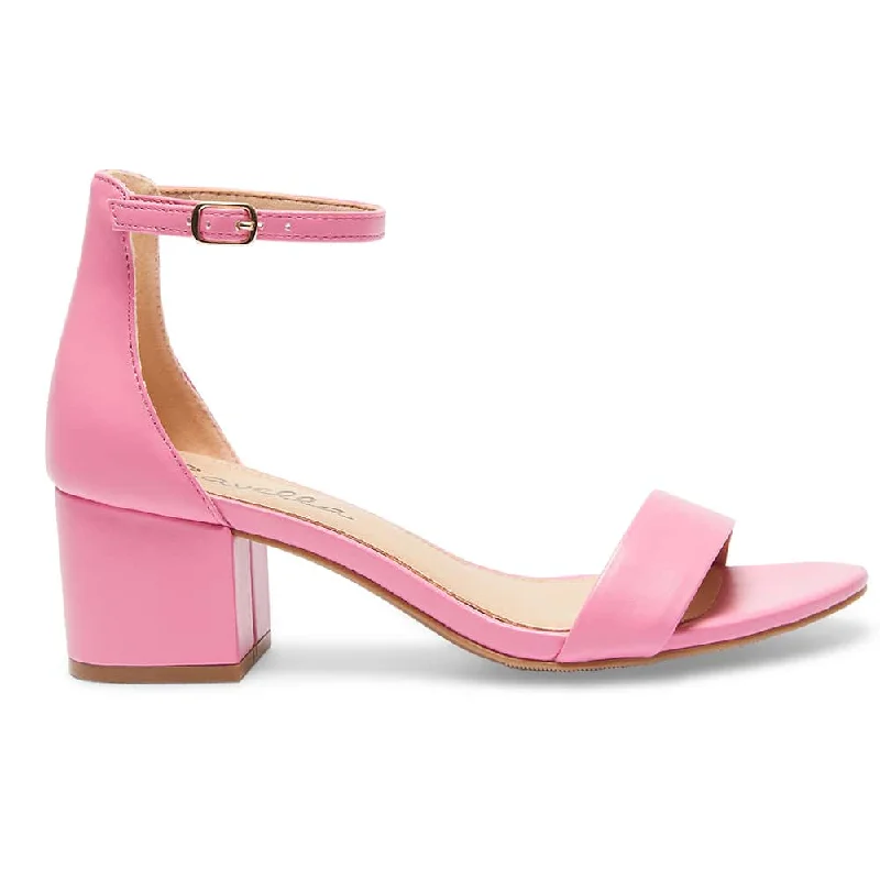 Roxy Heel in Pink Smooth