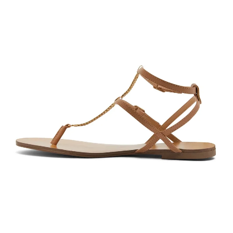 Saskia Sandal in Light Tan Leather