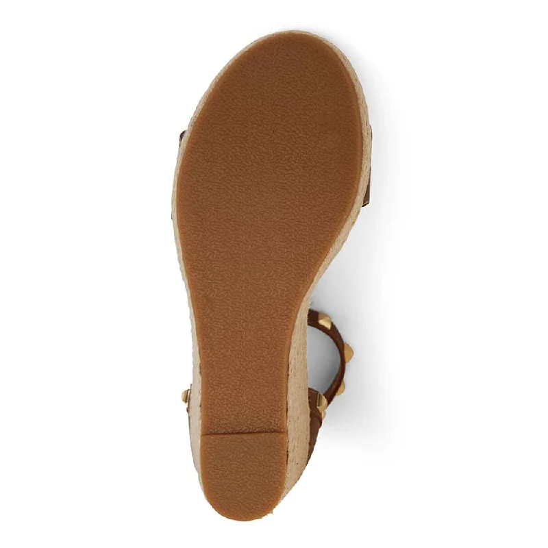 Shadow Espadrille in Tan Leather