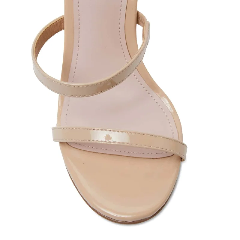 Testify Heel in Nude Patent