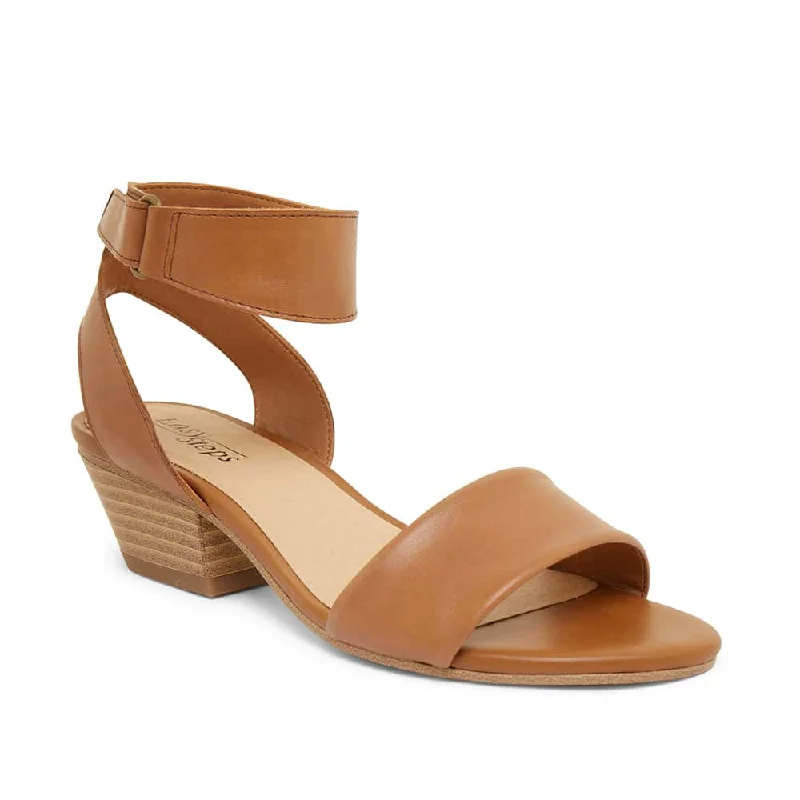 Vienna Heel in Tan Leather