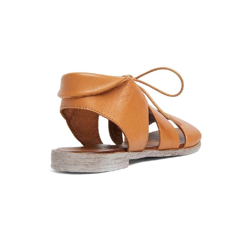 Yardley Sandal in Cognac Leather