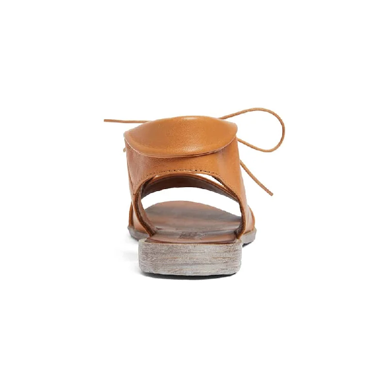 Yardley Sandal in Cognac Leather