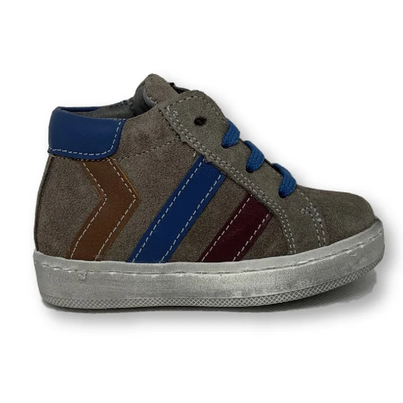 Blublonc Gray Stripe High-top