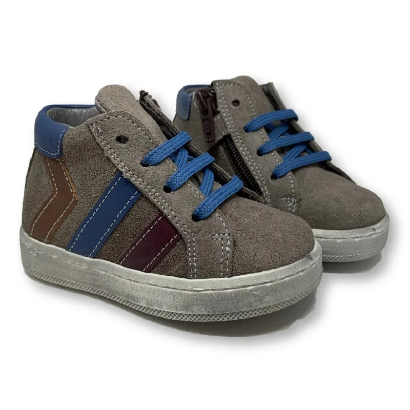 Blublonc Gray Stripe High-top