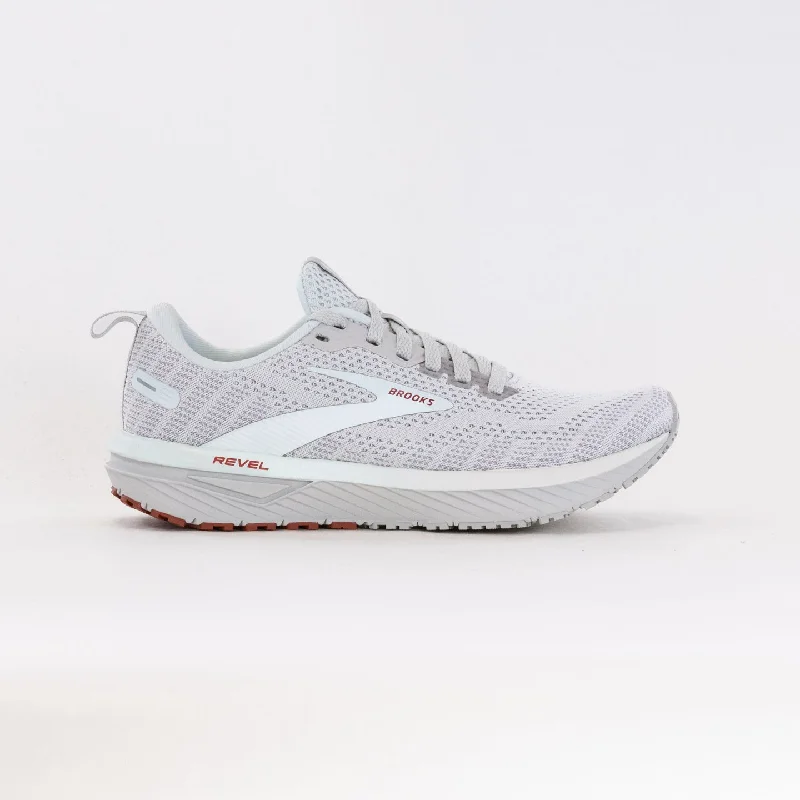 Brooks Revel 6 (Women's) - Oyster Mushroom/Alloy/Blue