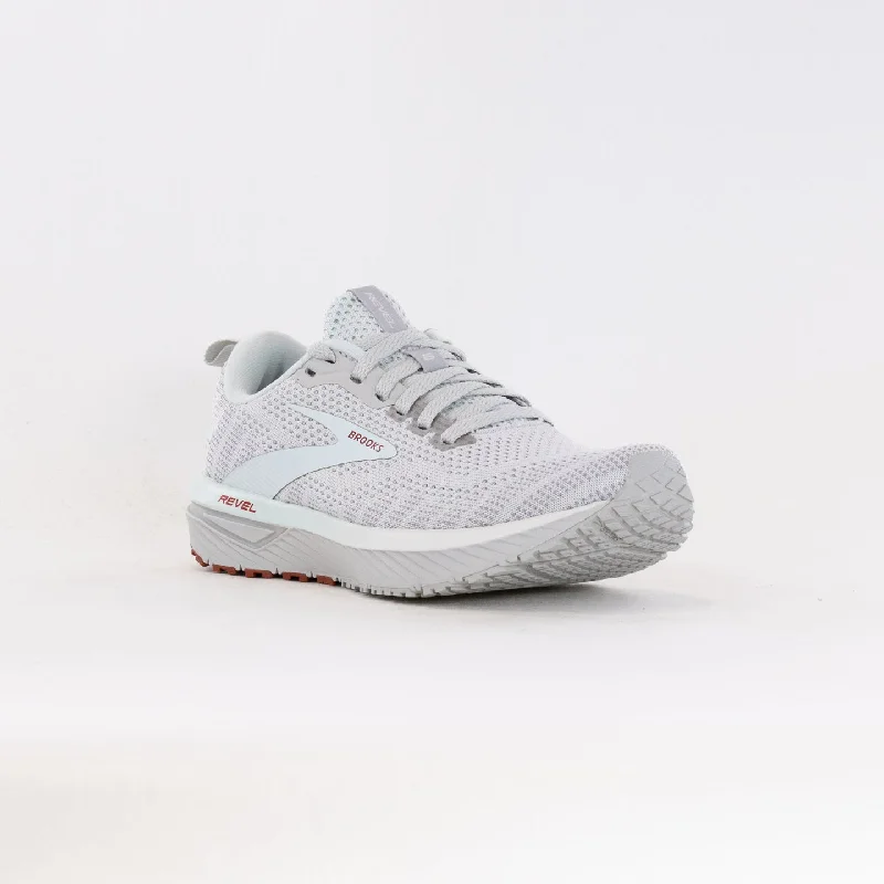 Brooks Revel 6 (Women's) - Oyster Mushroom/Alloy/Blue