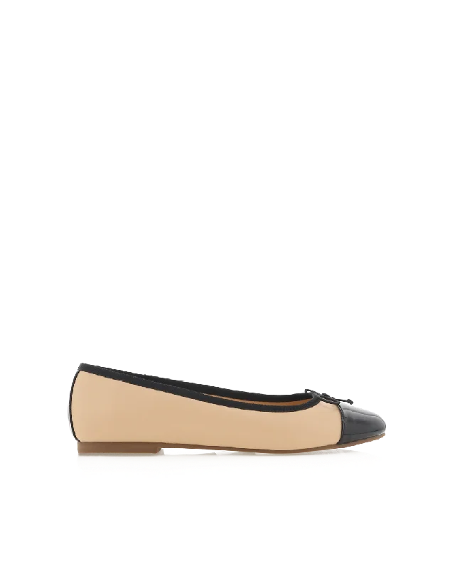 CARDEN - NOUGAT-BLACK PATENT