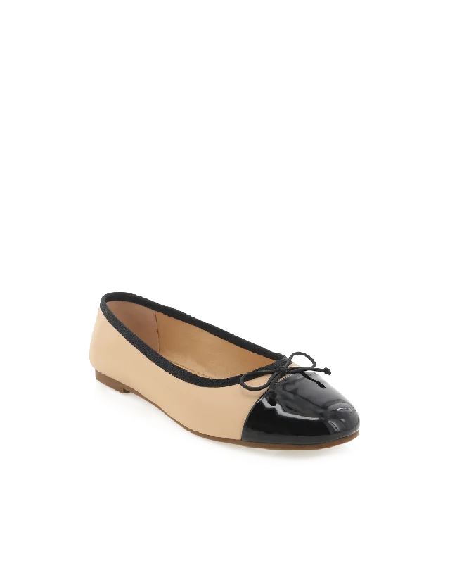 CARDEN - NOUGAT-BLACK PATENT