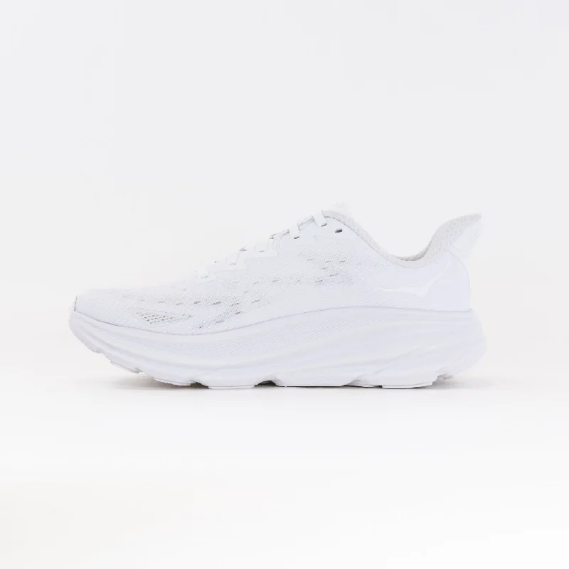 Hoka Clifton 9 Wide (Women's) - White/White