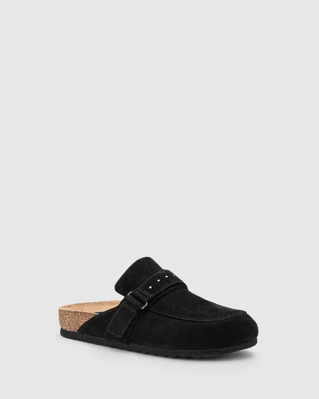 Joby Mule- Black Nubuck