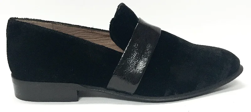 Marian Black Velvet Loafer