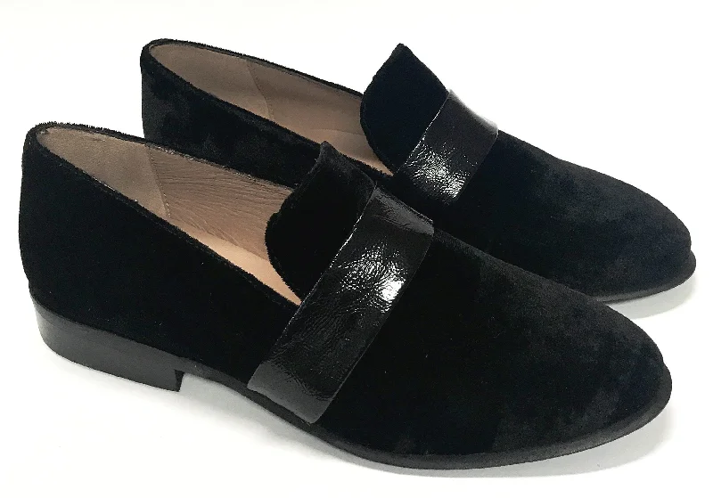 Marian Black Velvet Loafer