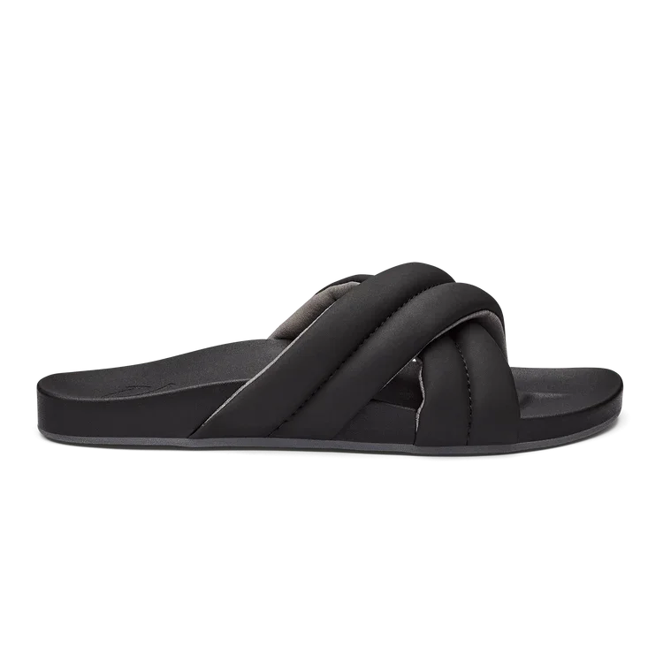 OLUKAI HILA SLIDE BLACK