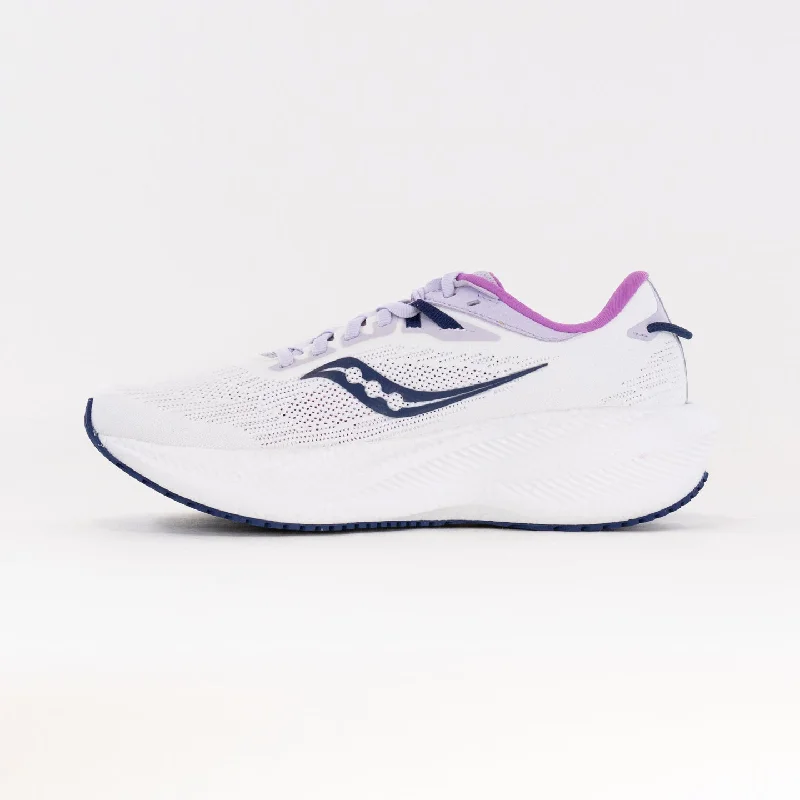 Saucony Triumph 21 (Women's) - White/Indigo