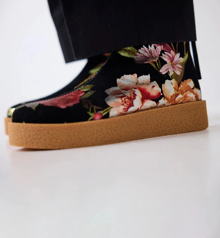 Shadow Boot in Printed Suede | An Ode to Flowers