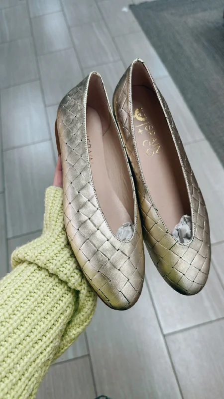 Spain+Co Gold Weave V Flat