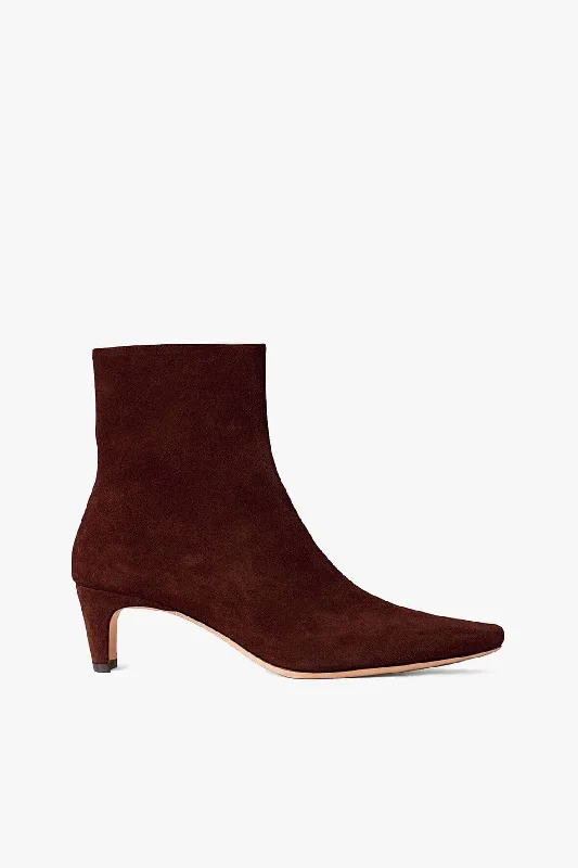 WALLY ANKLE BOOT | MAHOGANY SUEDE