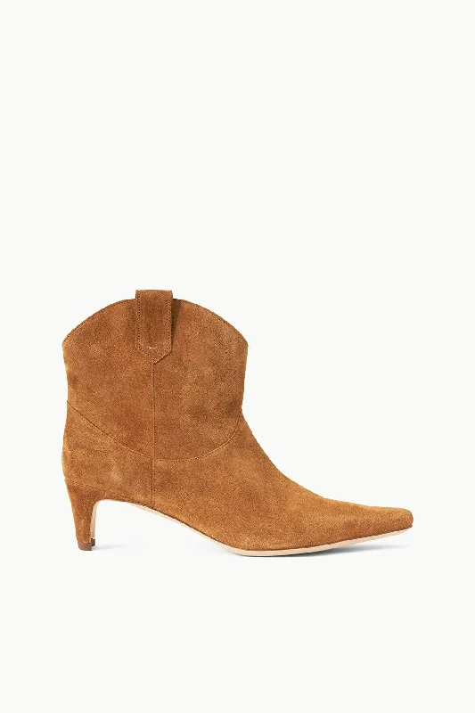 WESTERN WALLY ANKLE BOOT | TAN