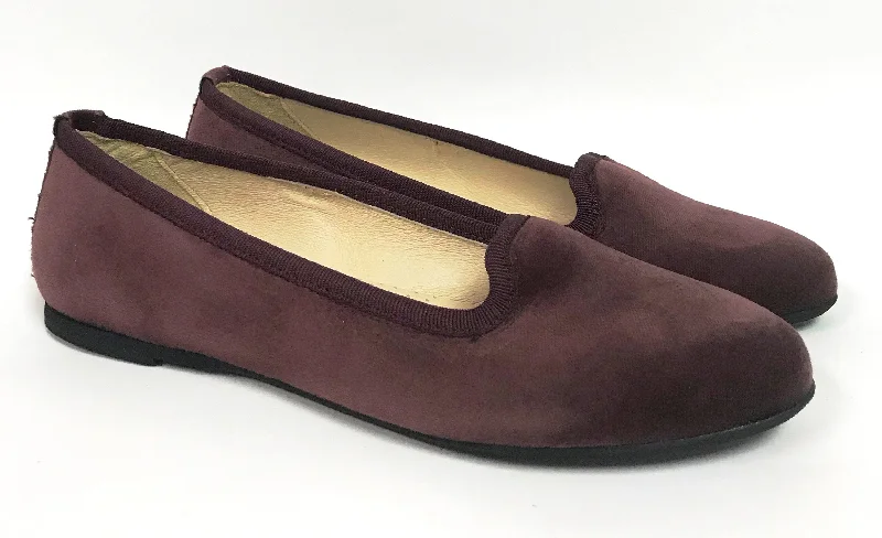 Zapeti Rose Velvet Smoking Slipper