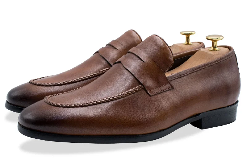 Arrecifes Chestnut Penny Loafer