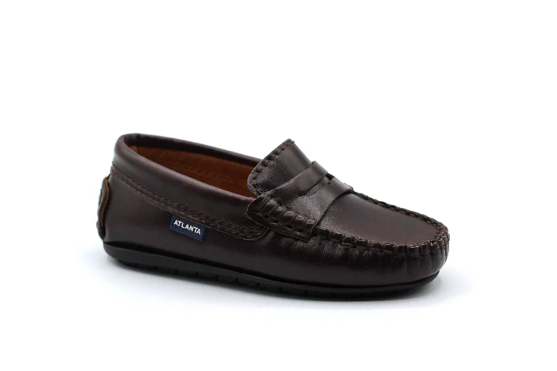 Atlanta Brown Dark Penny Loafer