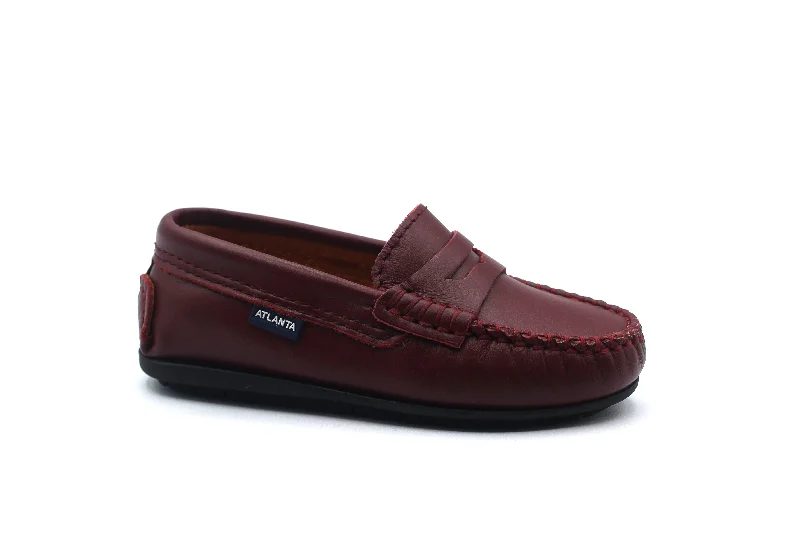 Atlanta Burgundy Penny Loafer