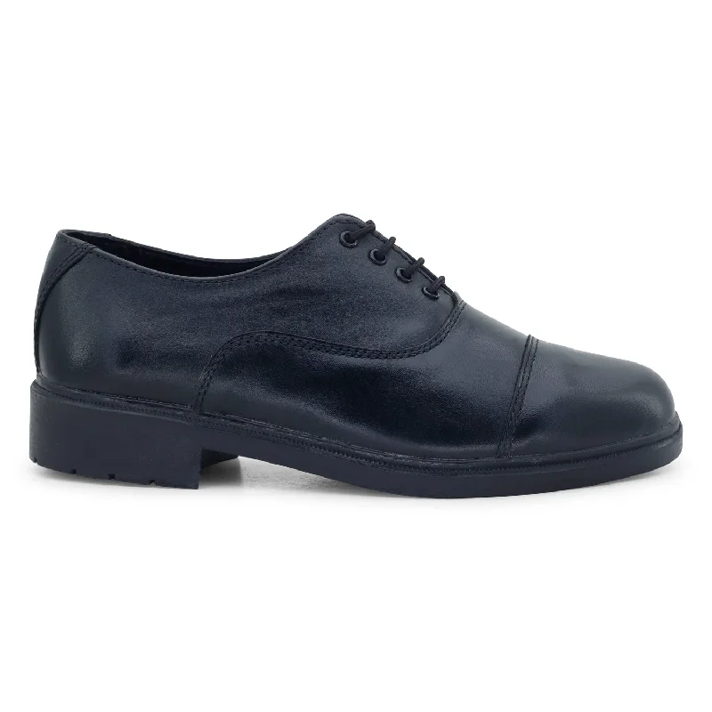 Black Formal Leather Shoes For Men