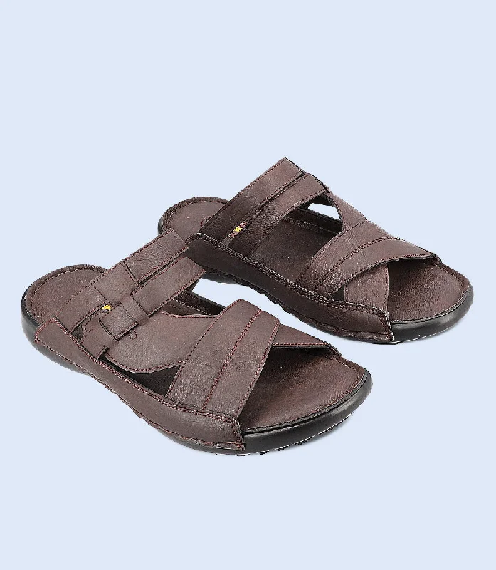 BM4527-BROWN-Men Slipper