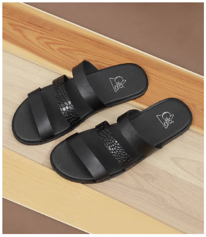 BM4985-BLACK-Men Slipper