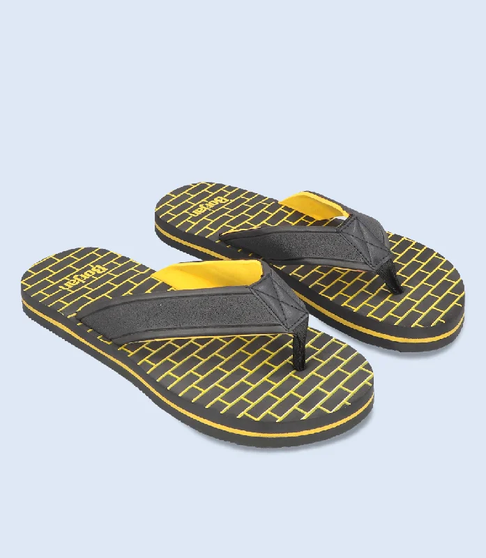 BM5566-BLACK-Men Flip flop