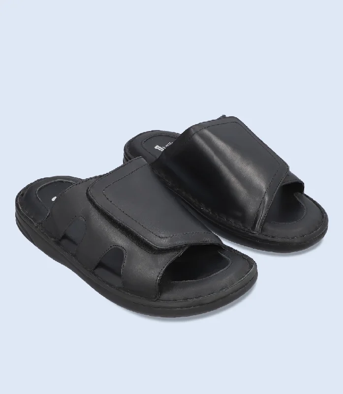 BM5906-BALCK-Men Slipper