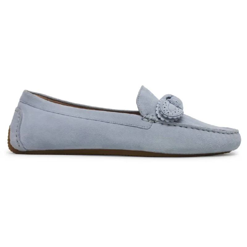 Bellport Bow Driver Suede Women's Loafers Shoes