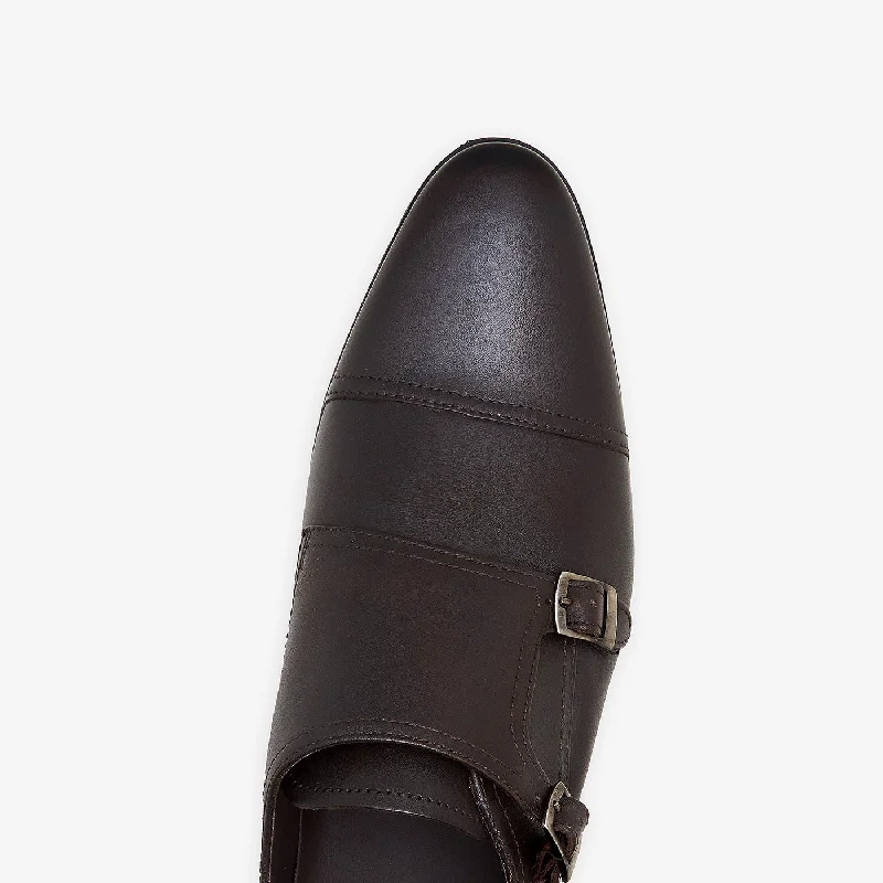 Men's Double Monk Shoes