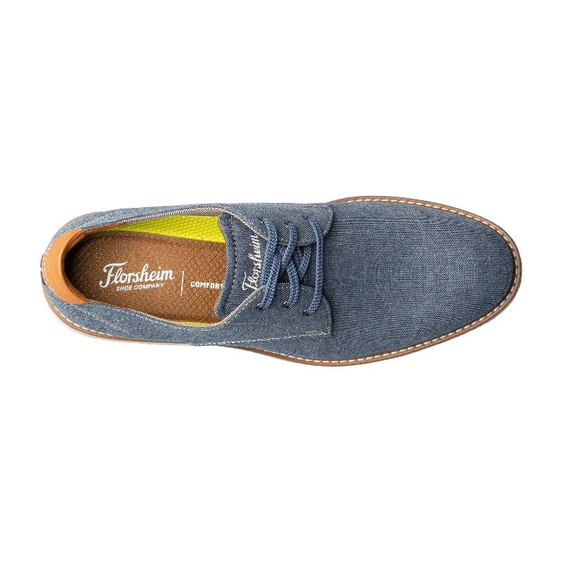 Men's Florsheim, Vibe Canvas Plain Toe Oxford