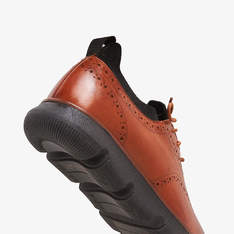 Men's Perforated Design Lace-Ups