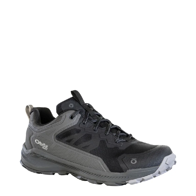 Oboz Men's Katabatic Low Waterproof Hiker in Black Sea