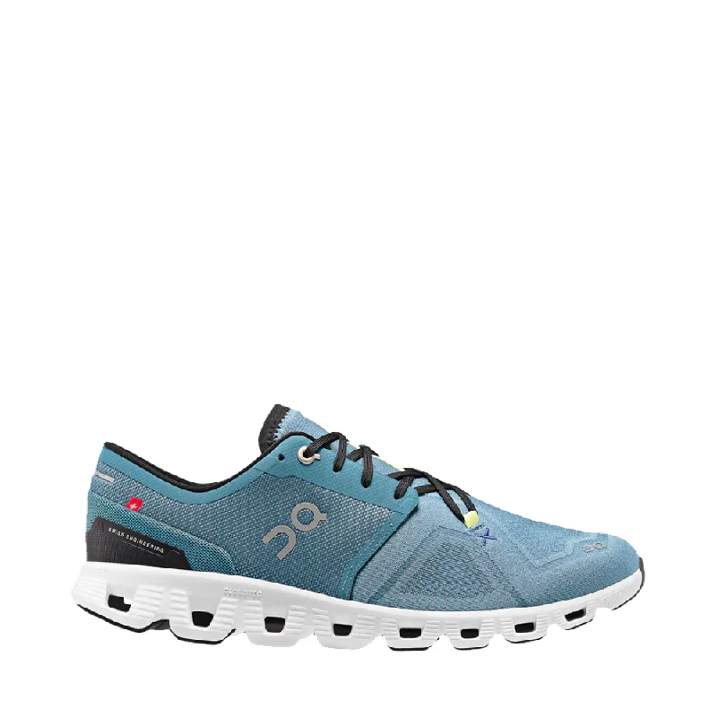 On Men's Cloud X3 Training Sneaker in Pewter/White