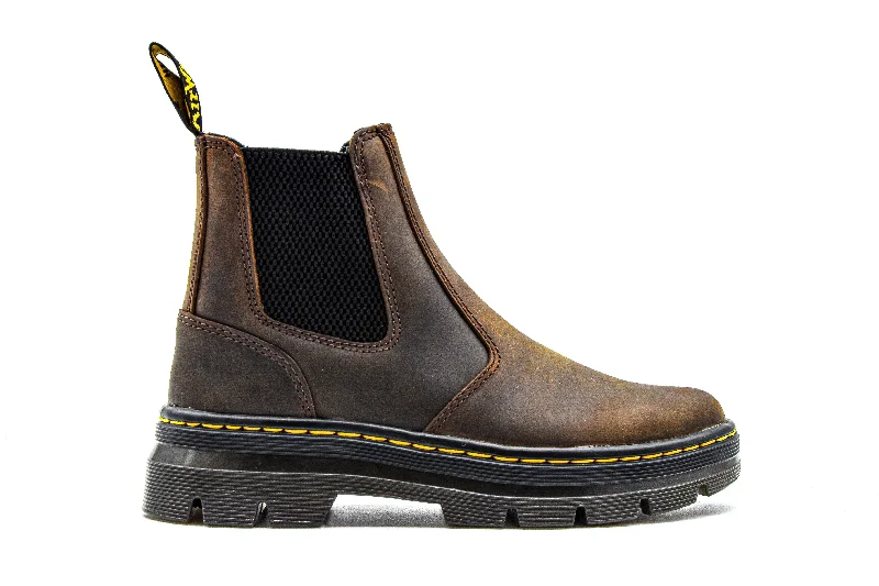 DR. MARTENS EMBURY CRAZY HORSE LEATHER CASUAL BOOTS