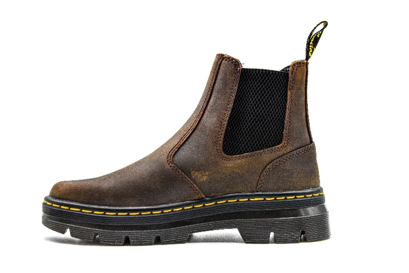 DR. MARTENS EMBURY CRAZY HORSE LEATHER CASUAL BOOTS