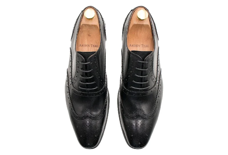 Salvador Wingtip Black Oxford