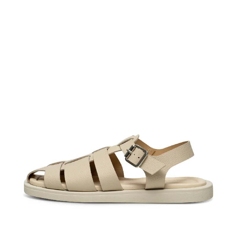 Krista fisherman leather - OFF WHITE