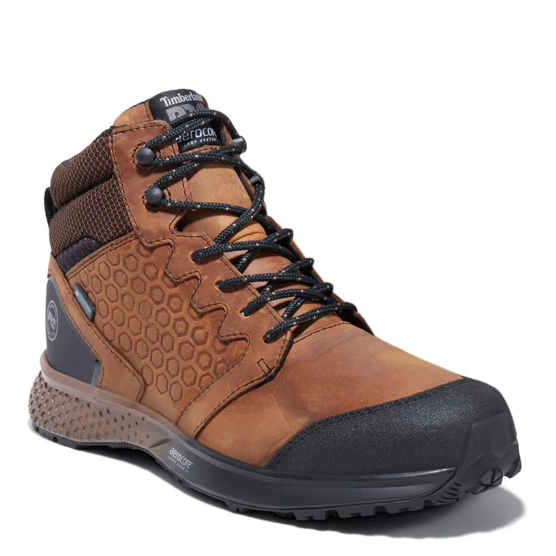 Men's Timberland Pro, Reaxion Mid Soft Toe Waterproof Work Boot