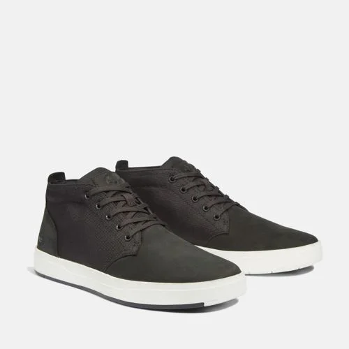 Timberland - Davis Square Leather Chukka Black/White