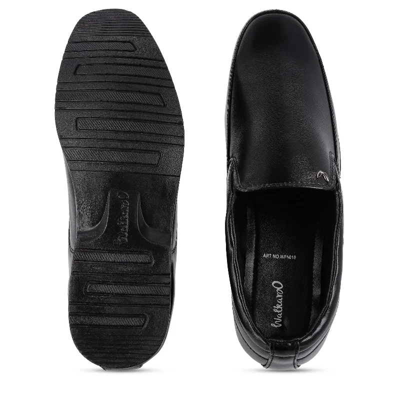 Walkaroo Xgo Men Loafer Formal Shoes - WF6010 Black