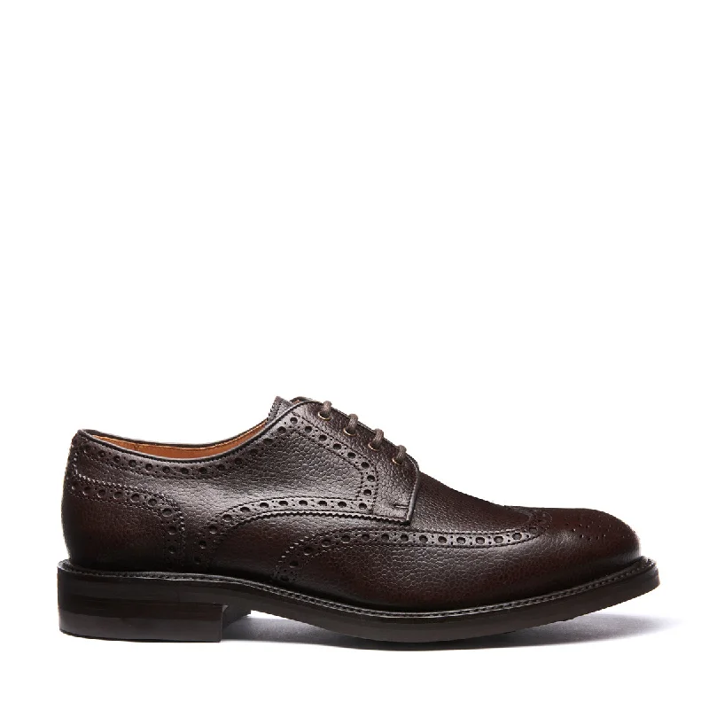 Walnut Brown Grain-Calf 4 Eye Gibson Brogue Shoe