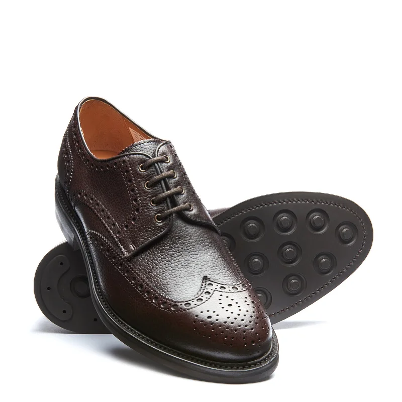 Walnut Brown Grain-Calf 4 Eye Gibson Brogue Shoe