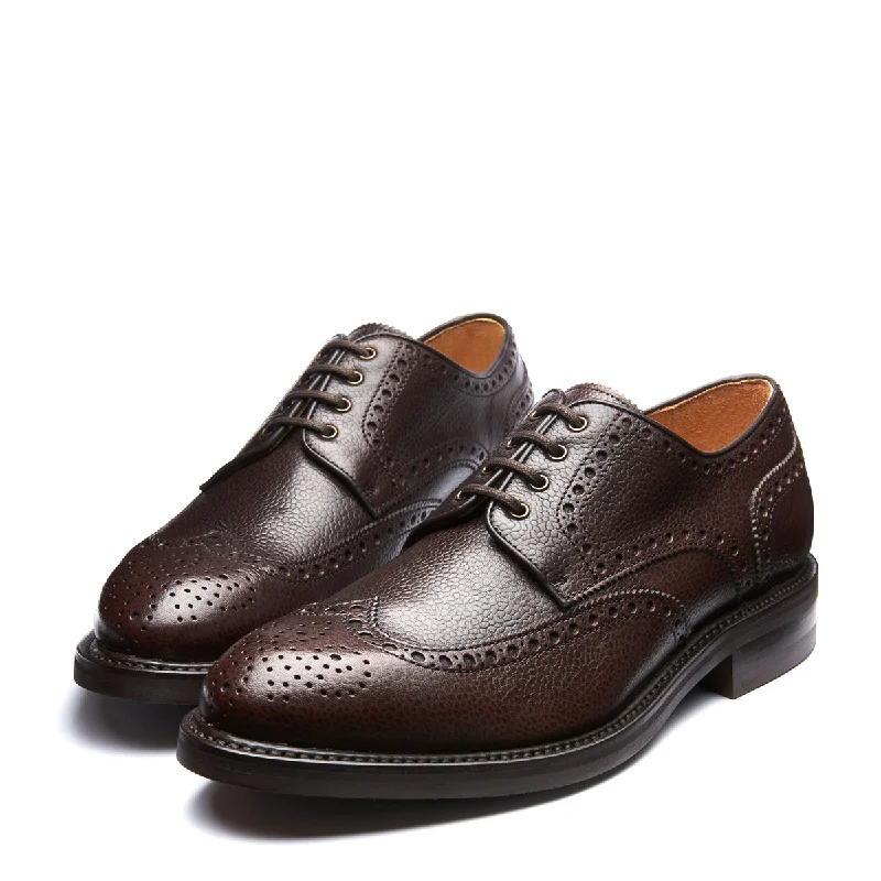 Walnut Brown Grain-Calf 4 Eye Gibson Brogue Shoe