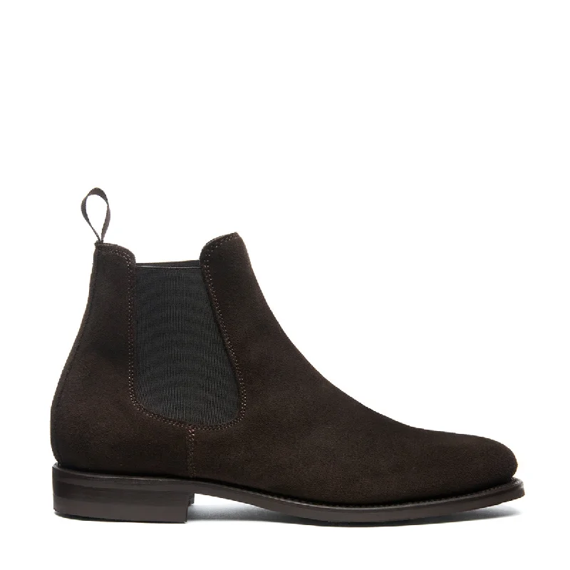 Brown Suede Chelsea Boot