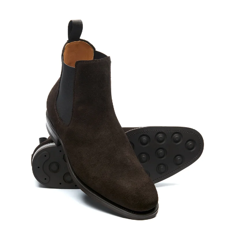 Brown Suede Chelsea Boot